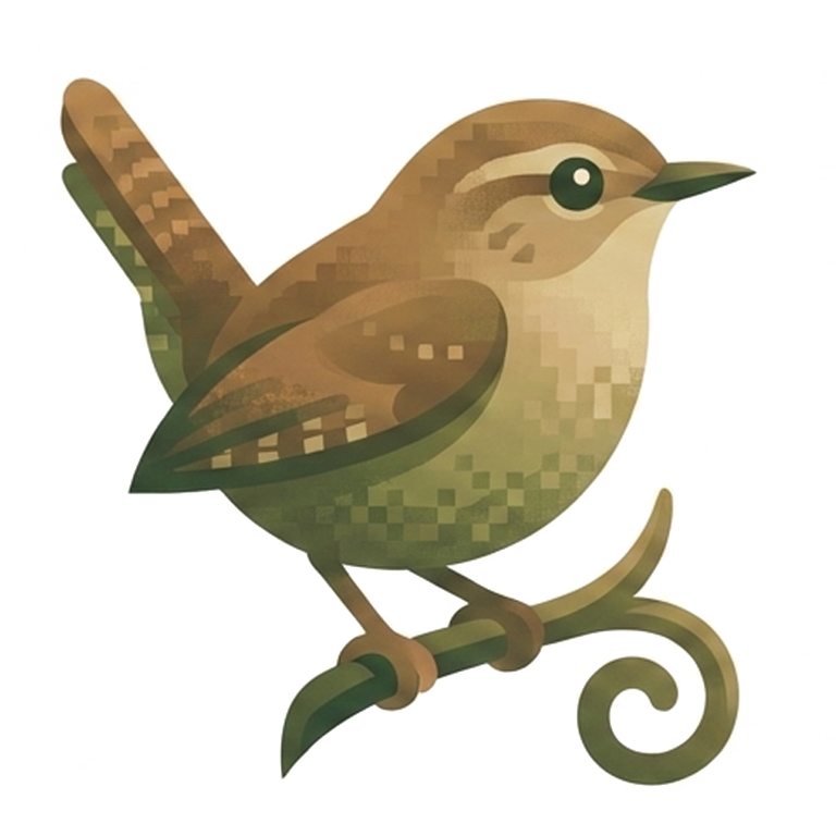 Chirm wren logo